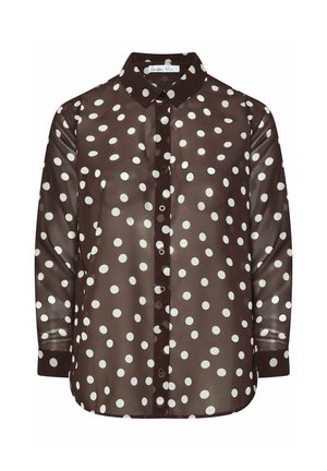 Yours Clothing, PLUS SIZE BLOUSES & SHIRTS - Camicia - brown