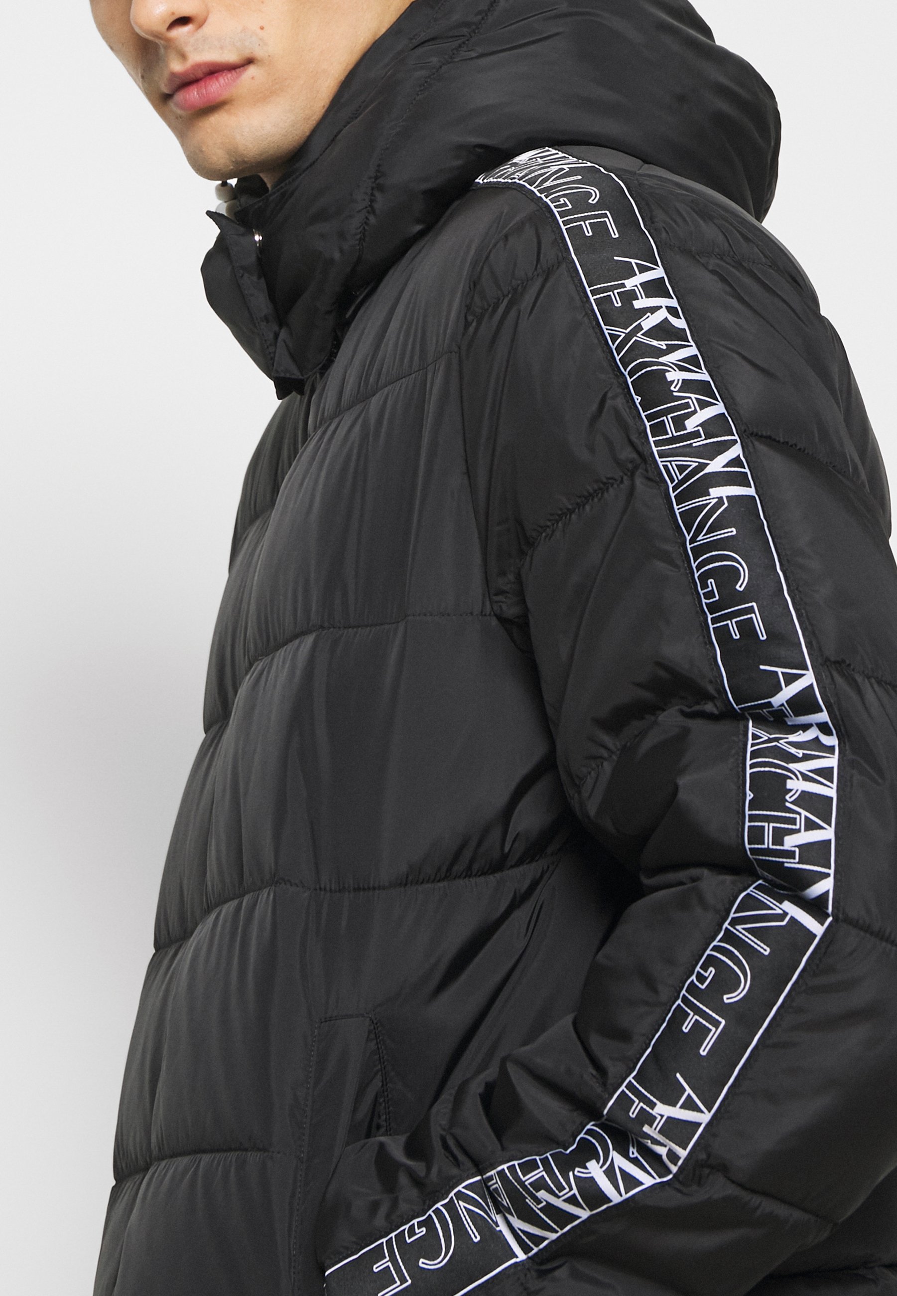 Armani exchange jacket black Clearance