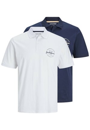Jack & Jones, FOREST 2 PACK - Poloshirt - weiss