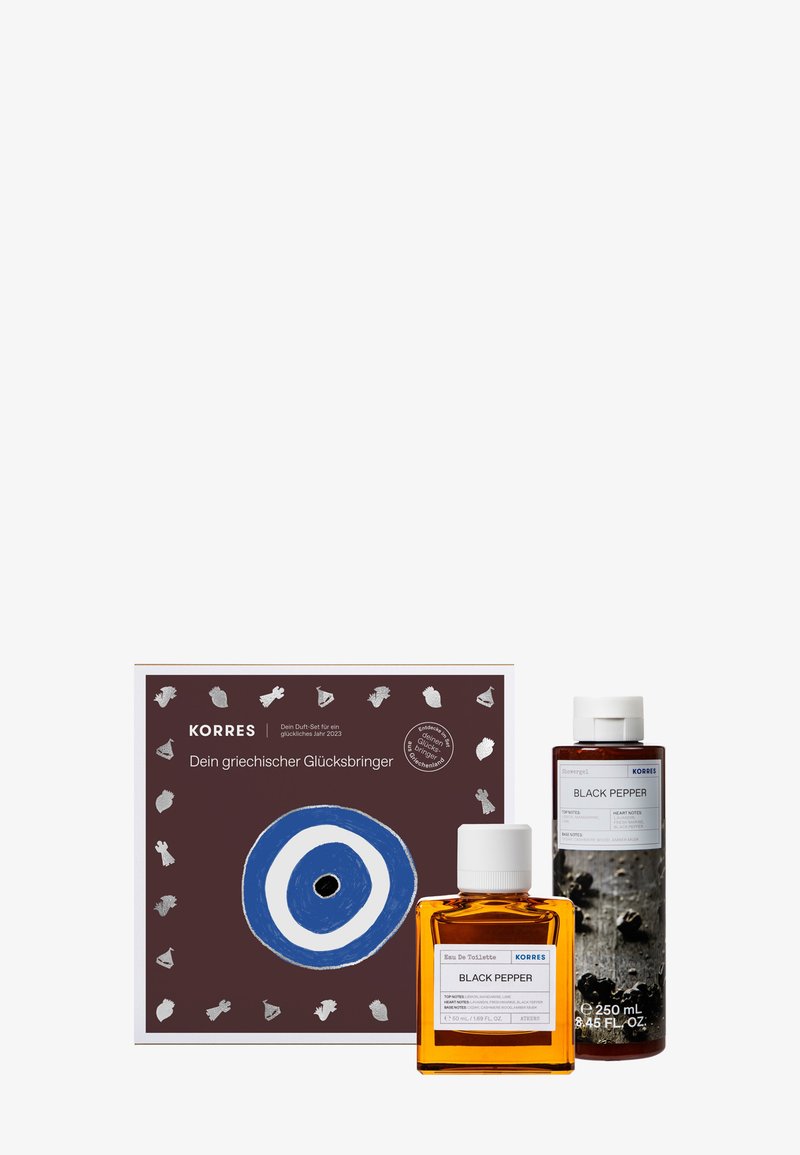 KORRES BLACK PEPPER EDT & SHOWER GEL Set pour le bain et le corps