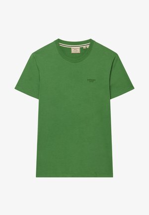 Superdry & Co, SUPERDRY ESSENTIAL STACKED LOGO EMBROIDERED T-SHIRT.. - Basic T-shirt - artichoke green fern green