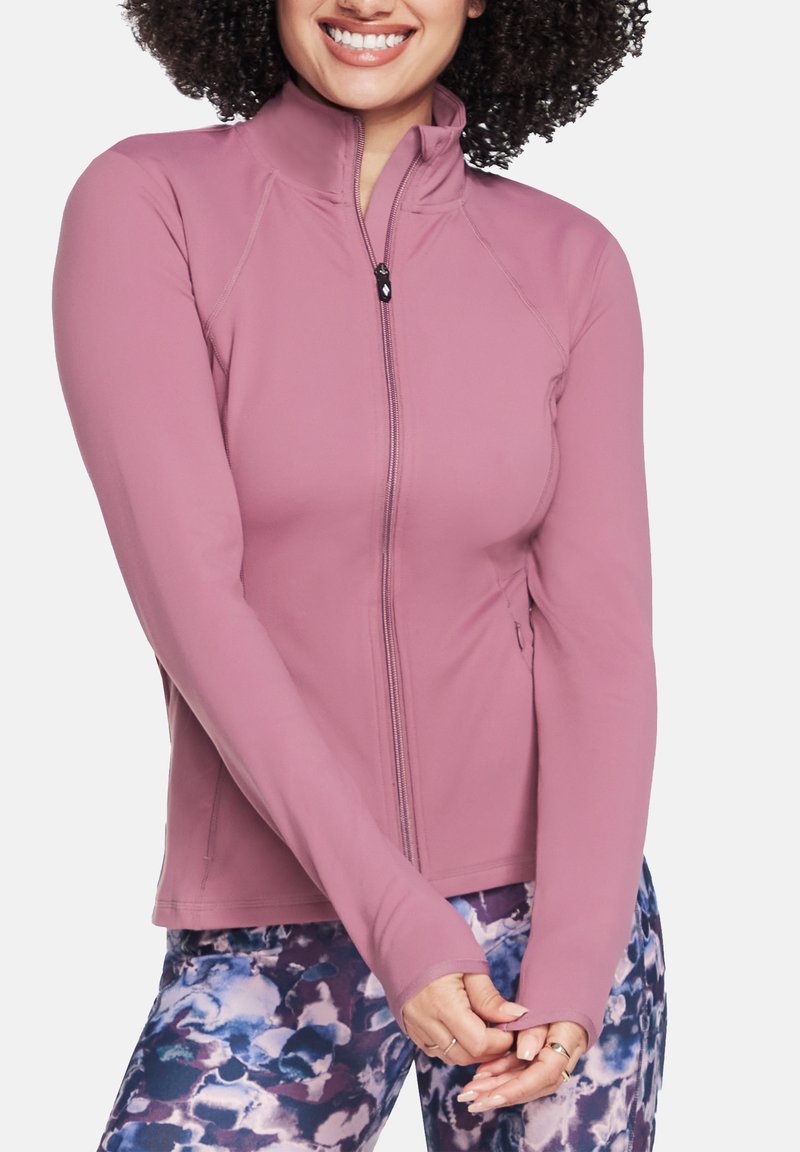 Skechers GOWALK W03JA158 DKMV MA - Sweatjacke - mauve