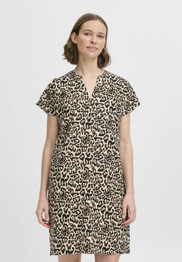 BYFalakka - Freizeitkleid - rainy day leopard mix