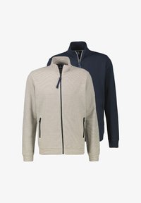 Non sélectionné, creme/dunkelblau