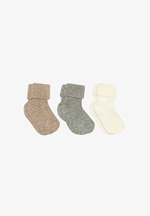 MP Denmark, 3-PACK - Chaussettes - beige