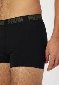 Puma MEN EVERYDAY 4 PACK  - Boxer alsónadrág - green/yellow/black