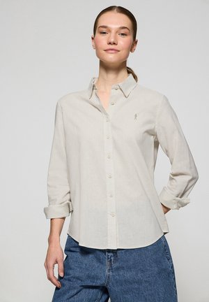 LONG SLEEVE REGULAR FIT RIGBY  - Button-down blouse - cream