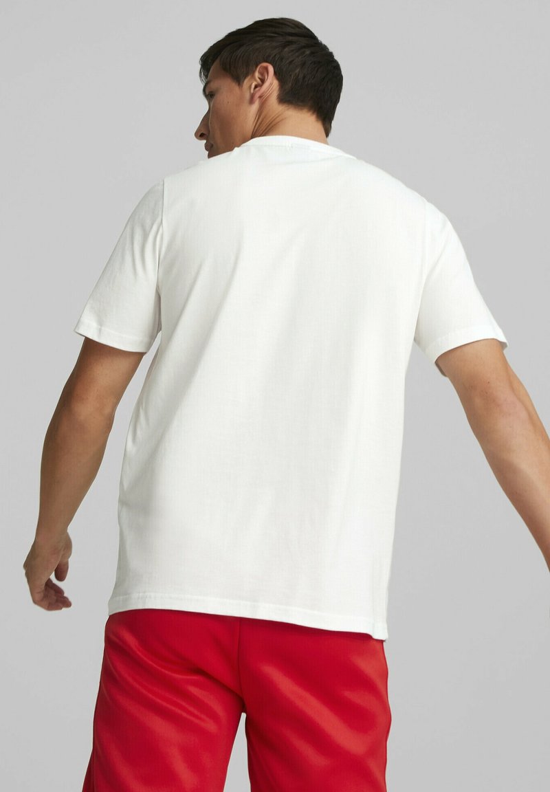 Puma SCUDERIA FERRARI BIG SHIELD - Camiseta estampada - white