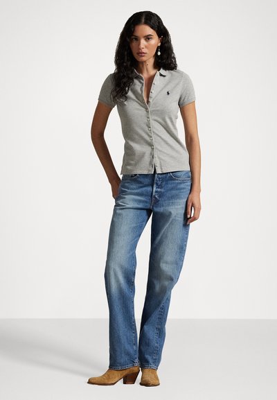 Polo Ralph Lauren BUTTONED PLACKET POLO SHIRT - Nööpidega pluus - andover heather