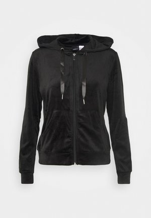 CECILIA HOODIE - Mikina na zip - black