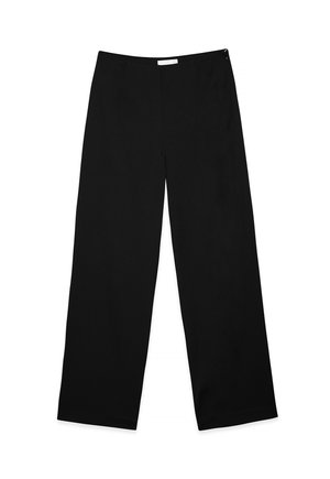NA-KD STRUCTURED STRAIGHT  - Trousers - black