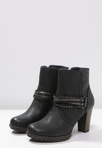 TOM TAILOR Botines de tacón - black