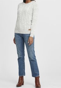 Oxmo Jersey de punto - mottled light grey