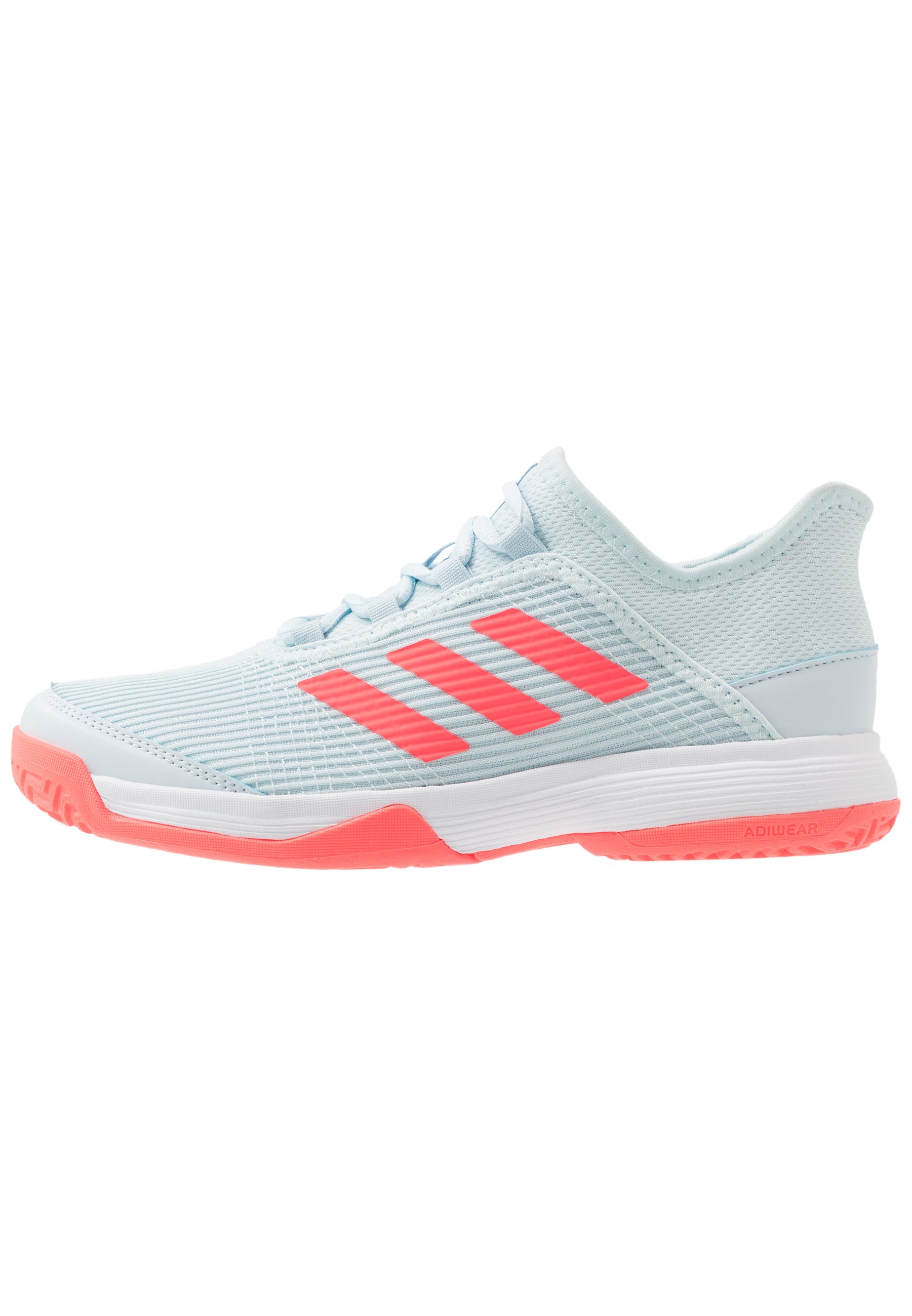 adidas Performance ADIZERO CLUB - Clay court tennis shoes - sky tint/signal  pink/footwear white - Zalando.co.uk