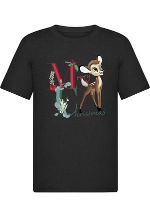 BAMBI - MERRY CHRISTMAS - T-shirt med print - black
