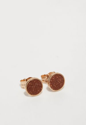 EVER SANDSTONE STUDS - Orecchini - rose gold-coloured