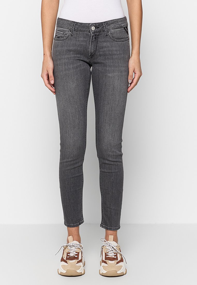 Replay Jeans Skinny Fit donkergrijs