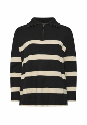 Evans, PLUS SIZE JUMPERS - Strickpullover - black