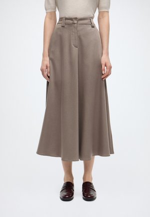 Marc O'Polo A-LINE  - sukňa v tvare A - chalky brown