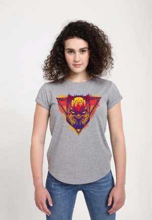 Henry Tiger AVENGERS CLASSIC PANTHER SUNSET - Triko s potiskem - melange grey
