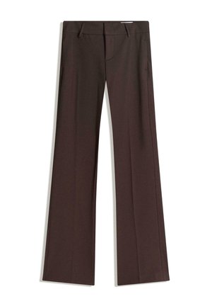 LOW-RISE   - Stoffhose - dark brown