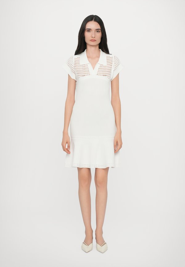 HAZEL DRESS - Jersey dress - ivory