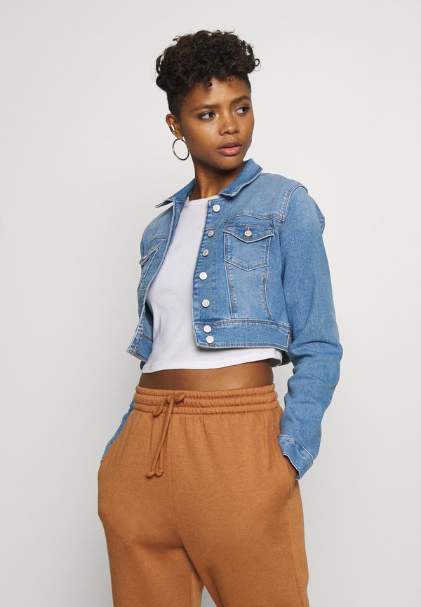 ONLNEW WESTA CROPPED JACKET - Jeansjacke