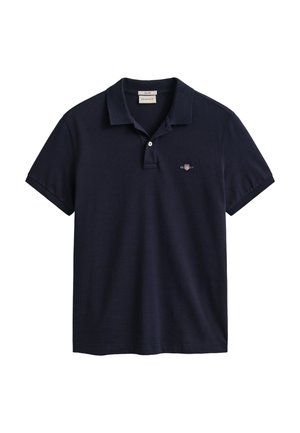 GANT, SLIM SHIELD - Polo - dark blue
