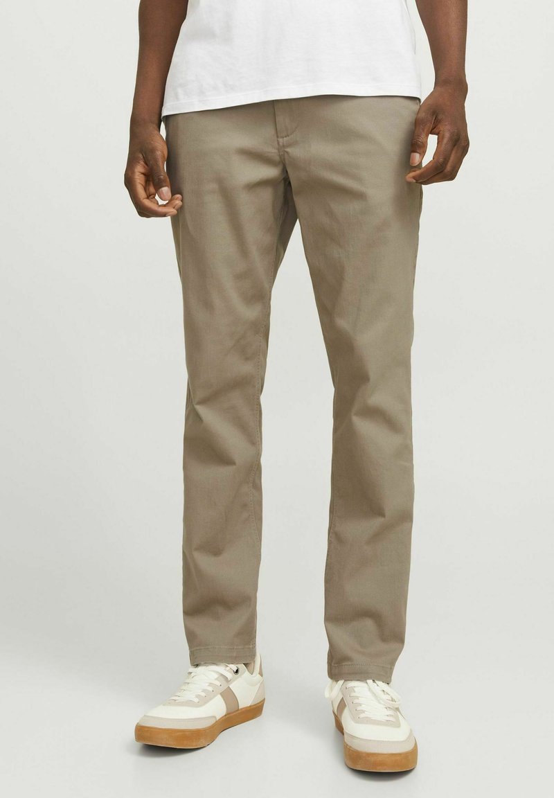 Jack & Jones - LOCKER - Chino stiliaus kelnės - beige, Padidinti