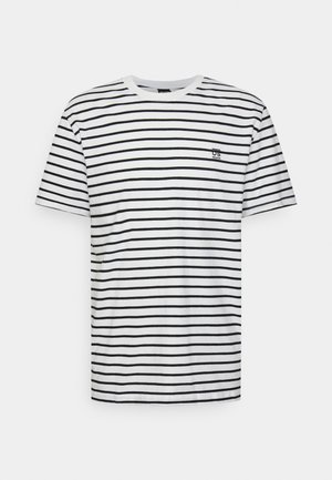 T-Shirt Uomo SELECTED HOMME Slim A Righe – Scollo Rotondo, Maniche Corte, Modello Slhnorman Stripe