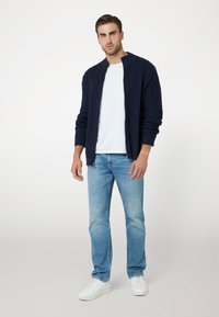 Guess REISSVERSCHLUSS - Cardigan - blau
