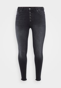 CARWILLY LIFE - Skinny džíny - washed black