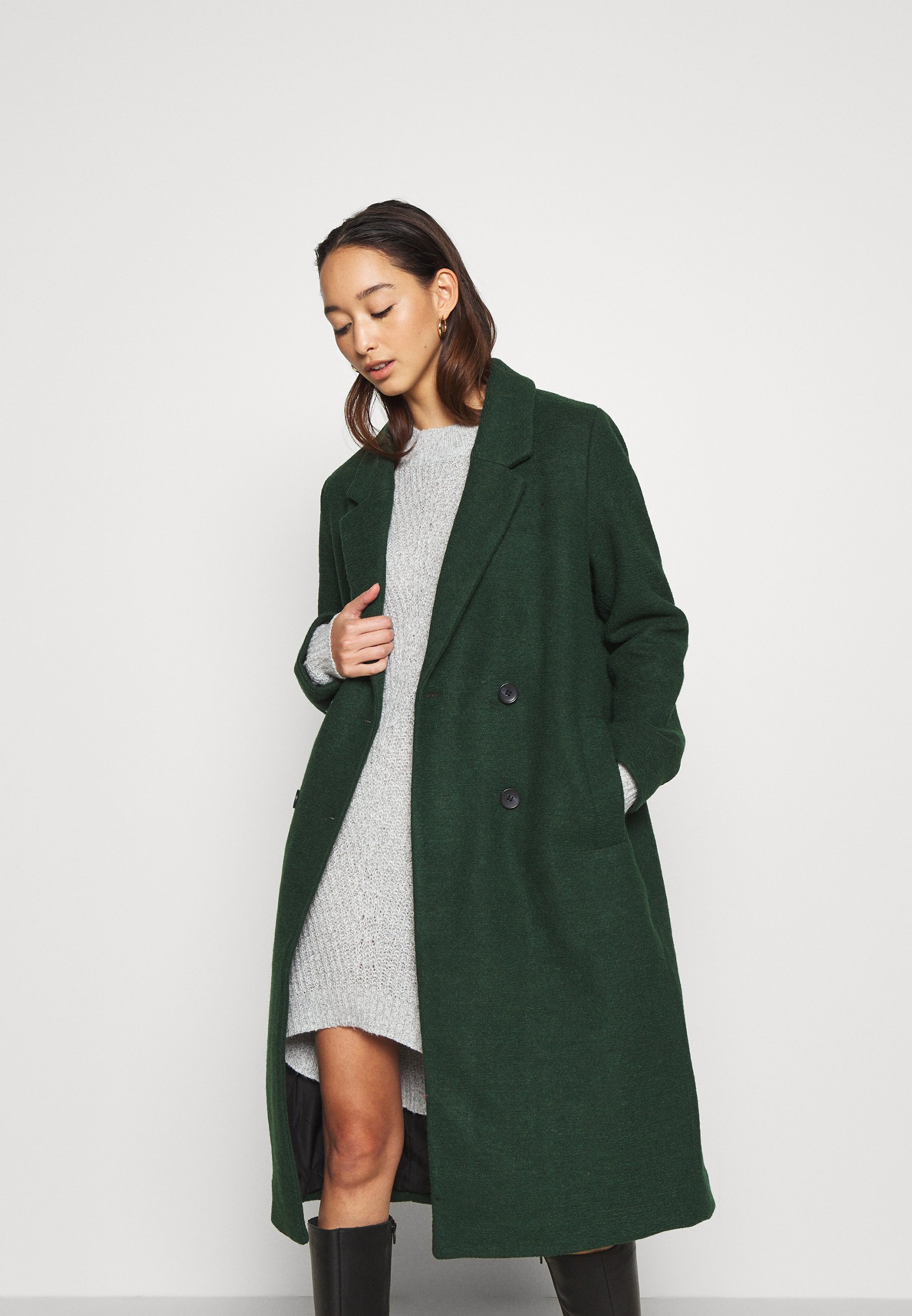 monki belted long coat