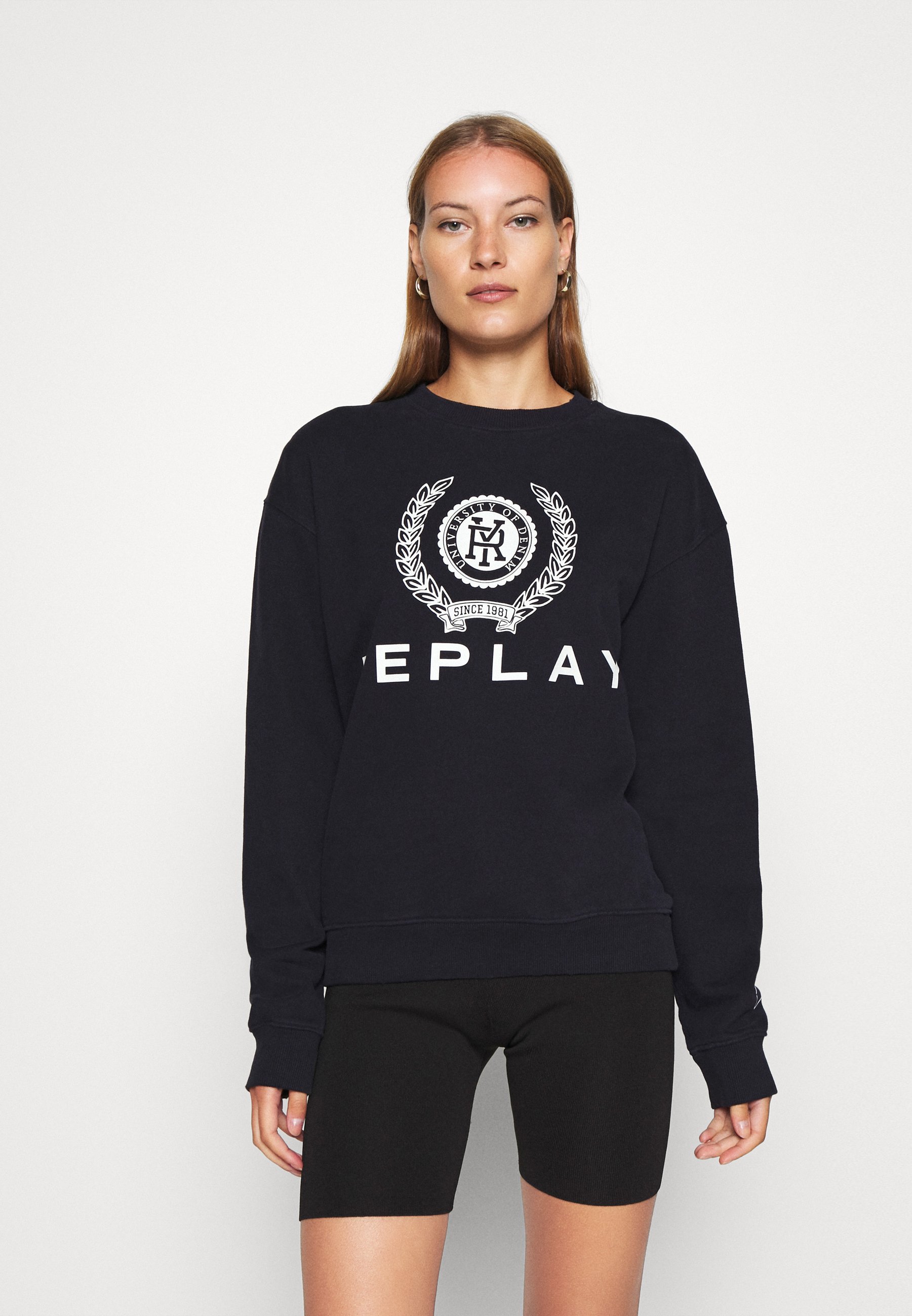 Replay Sweater off black Zalando.nl Replay Trui black Zalando.nl