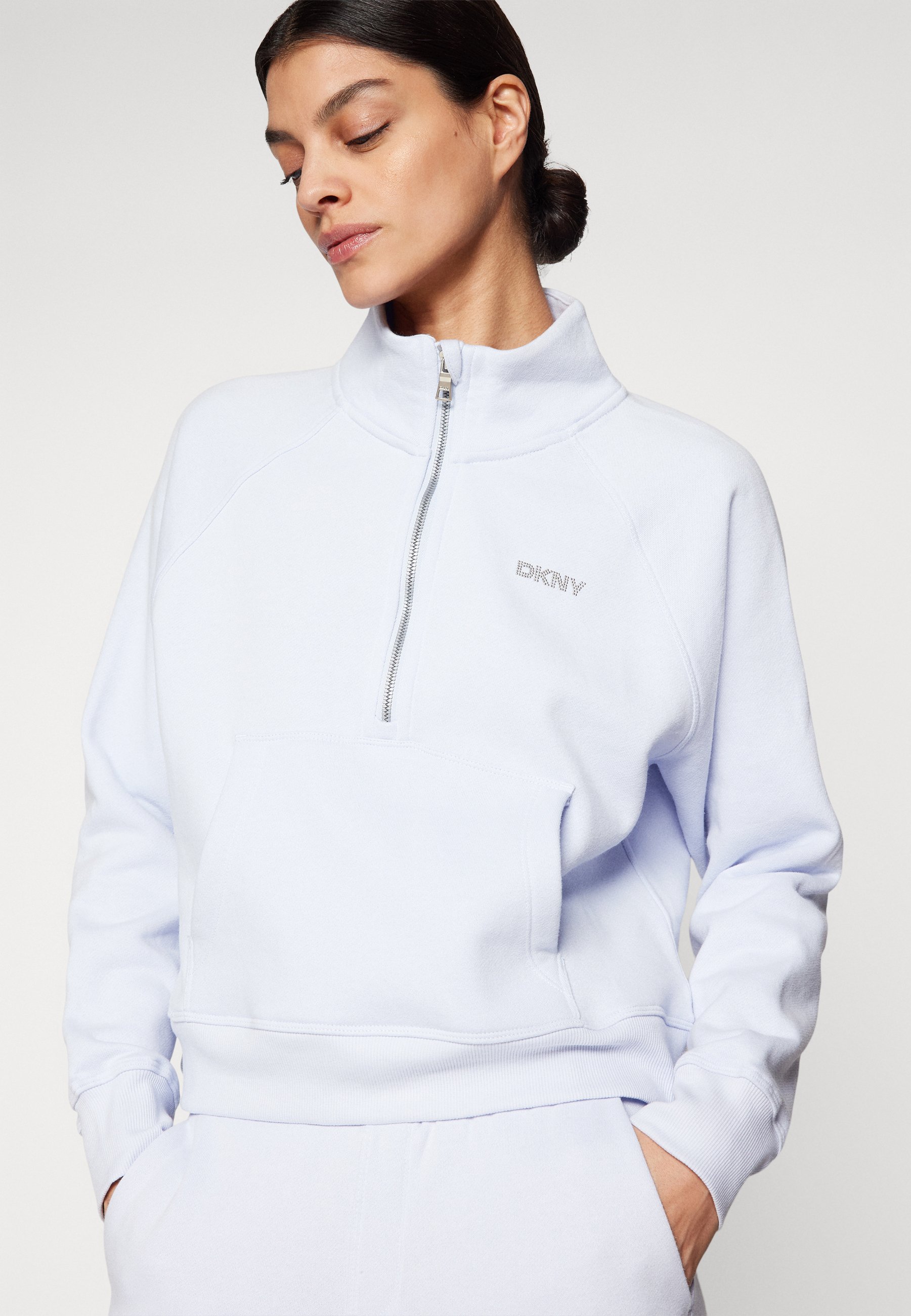 NWT DKNY Sport Women's Colorblock Half Zip Pullover