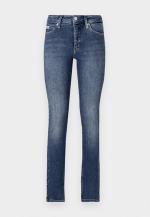 Calvin Klein Jeans MID RISE SKINNY - Uske traperice - denim medium