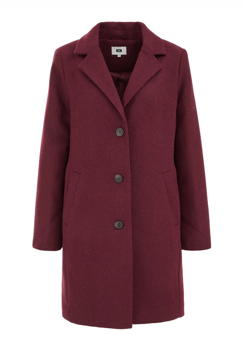 WE Fashion Halflange jas rood