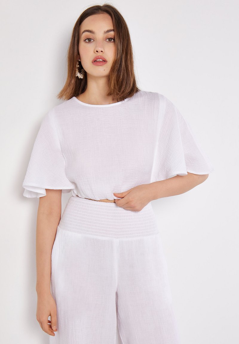 Apricot Bluse - white