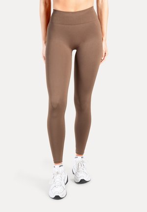 CETRINA SEAMLESS SCRUNCH - Tights - braun