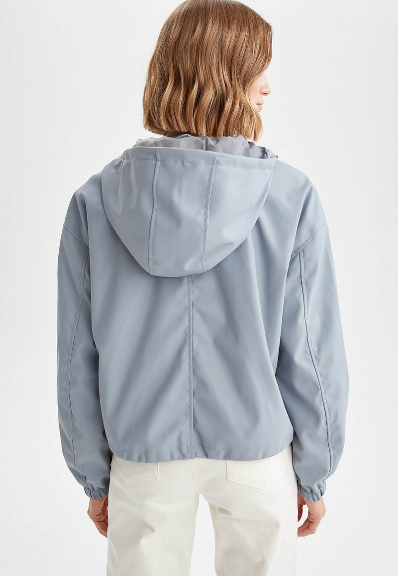Damen Leichte Jacken | DeFacto RELAX FIT Regenjacke / wasserabweisende Jacke blue/hellblau - RI16797 Damen Leichte Jacken | DeFacto RELAX FIT Regenjacke / wasserabweisende Jacke blue/hellblau - RI16797