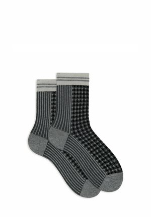 CORTE FANTASIA TWIN E MICRO EFFETTO SCINTILLANTE - Socken - grey