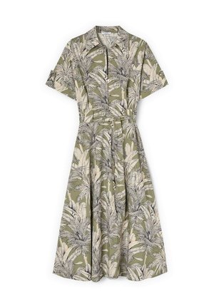 Motivi, VESTITO CHEMISIER CON STAMPA - Robe chemise - verde militare