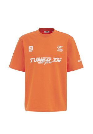 WE Fashion, T-Shirt print - orange