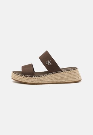 SPORTY - Mules - rocky brown