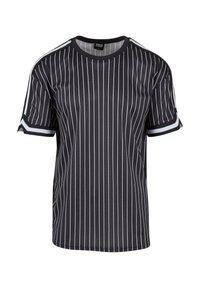 OVERSIZED STRIPED TEE - Tricou cu imprimeu - black white