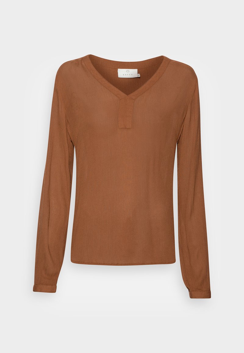 Kaffe AMBER - Blusa - toffee