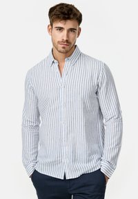 INDICODE JEANS - LANGARM BRAYDEN - Hemd - offwhite - striped Thumbnail-Bild 1