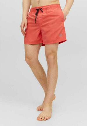 Jack & Jones JPSTFIJI JJSWIM SOLID  - Badeshorts - hot coral