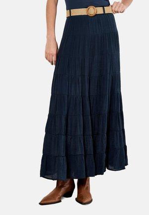 TIERED - A-Linien-Rock - navy
