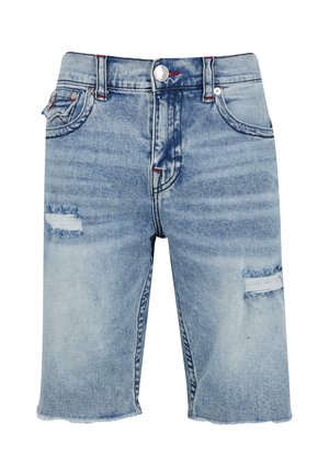 True Religion RICKY SN FLAP RAW  - Jeans Shorts - blue